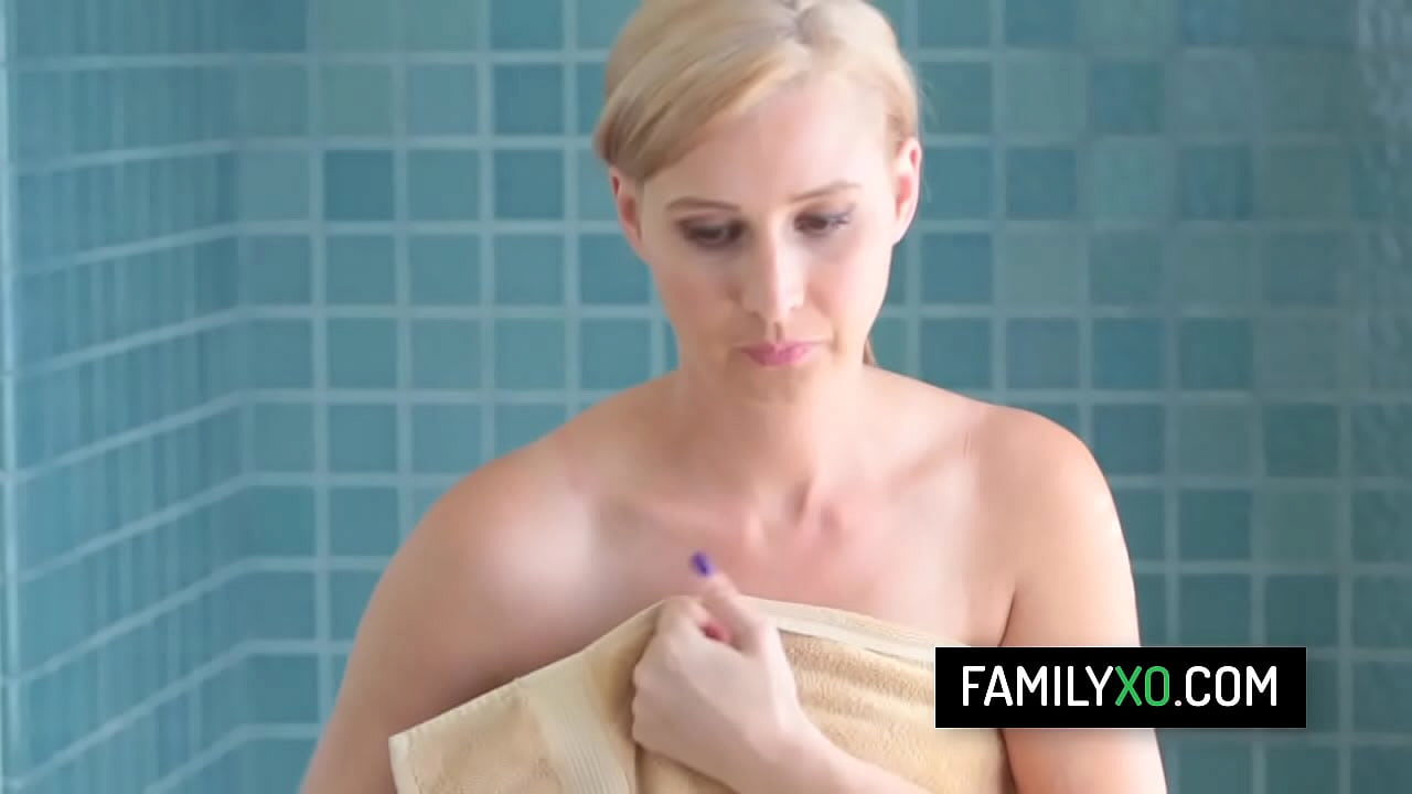 Sexy milf step mother fucked by step son in bathroom