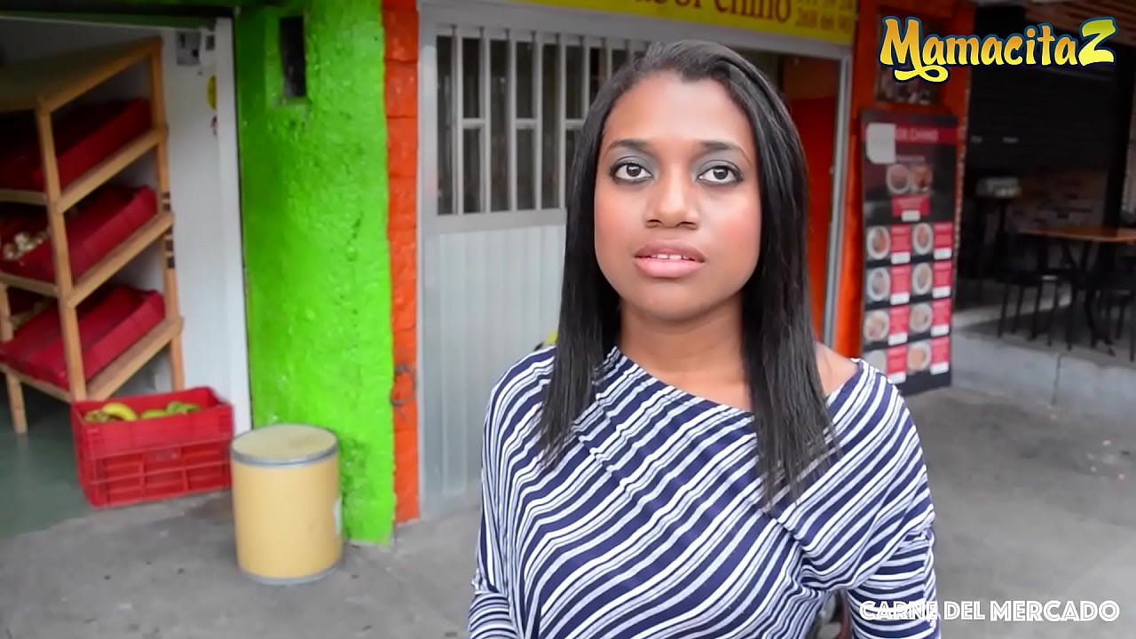 CARNE DEL MERCADO - Luisa Chocolate - Amateur Colombiana Fucked From Behind By Craving Pedro