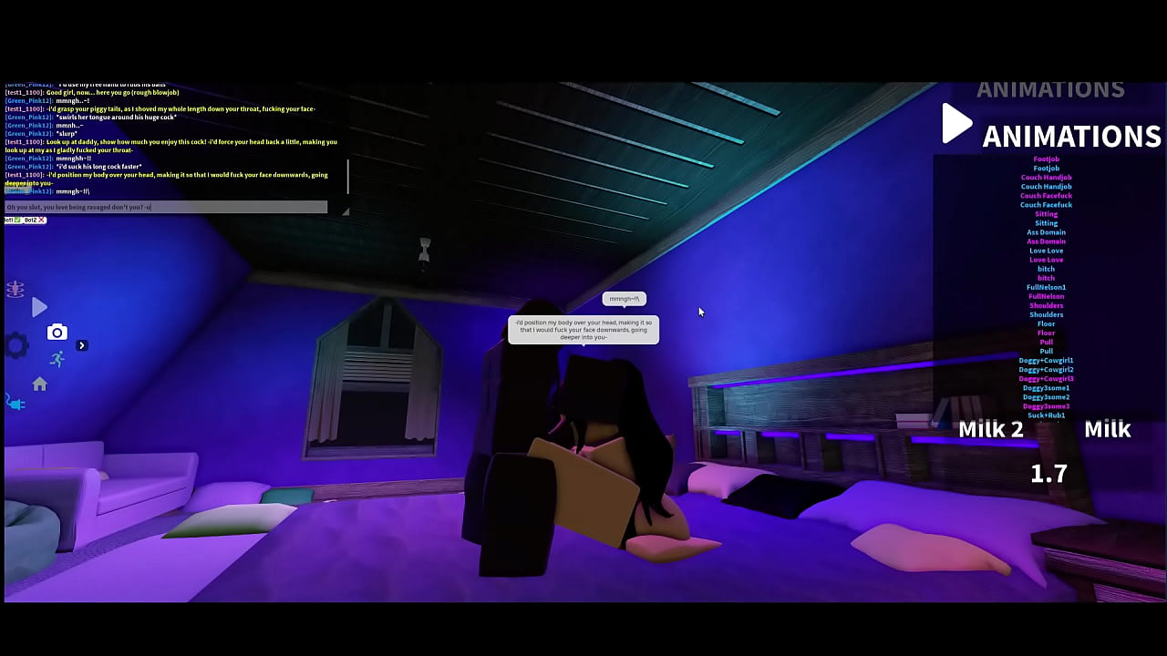 Fucking and filling all her holes | Roblox Studio