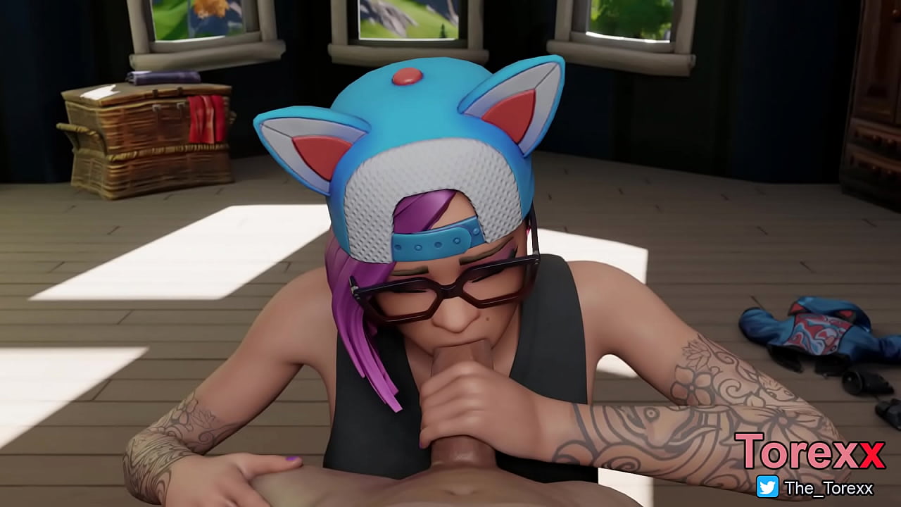 Fortnite Lynx sucks a cock very hardddd