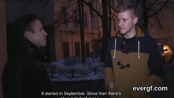 Indebted boyfriend lets flirty pal to pound his girlfriend for dollars