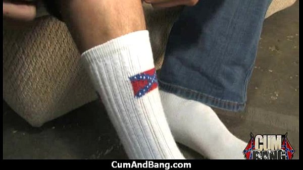 Nice ebony fucked by several white guys in all holes 9