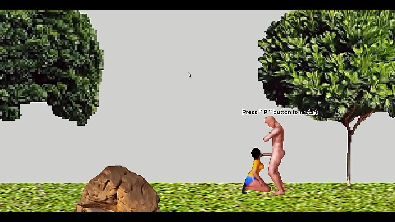 Hot woman having sex with men in Samba Lady 2024 ryona game video