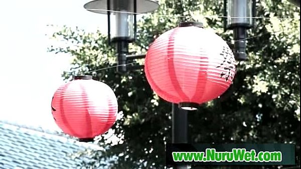 Slippery nuru massage with skinny t.