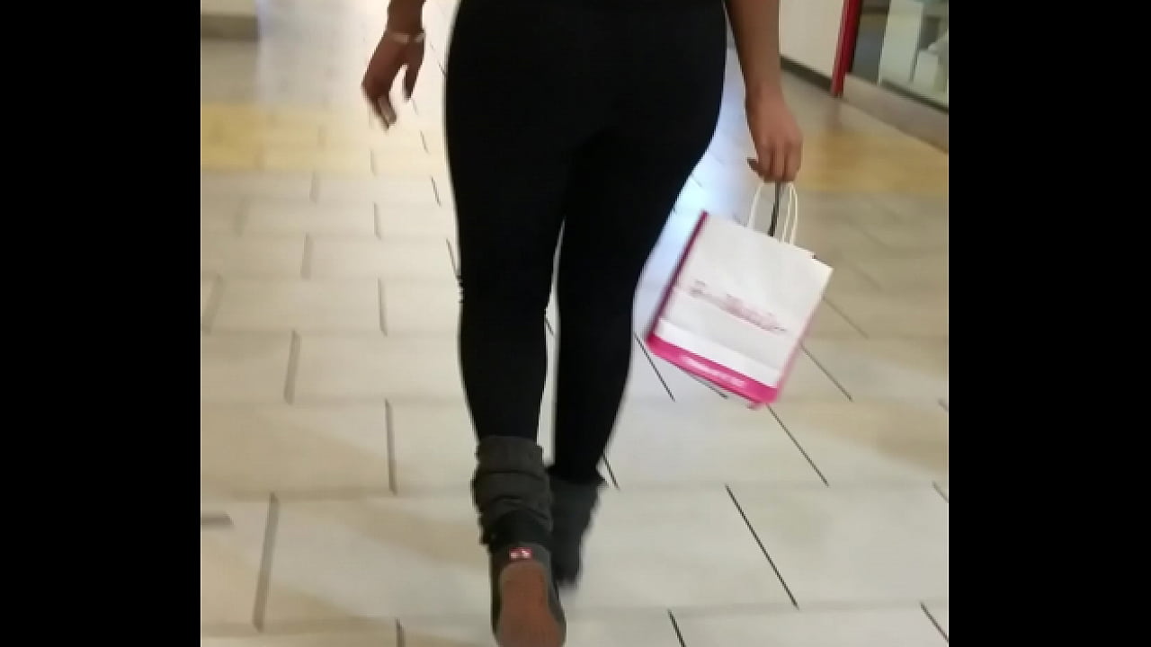 booty in black leggings