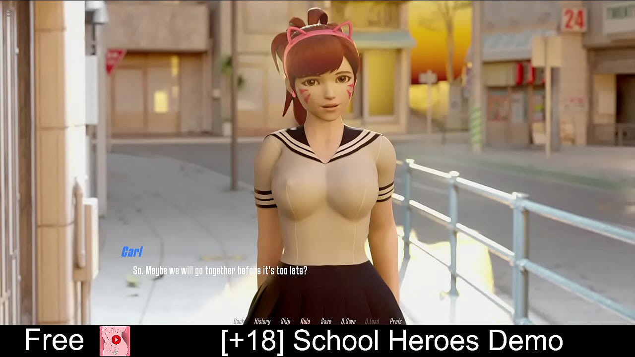 [ 18] School Heroes Demo (free game itchio) Adventure, Visual Novel