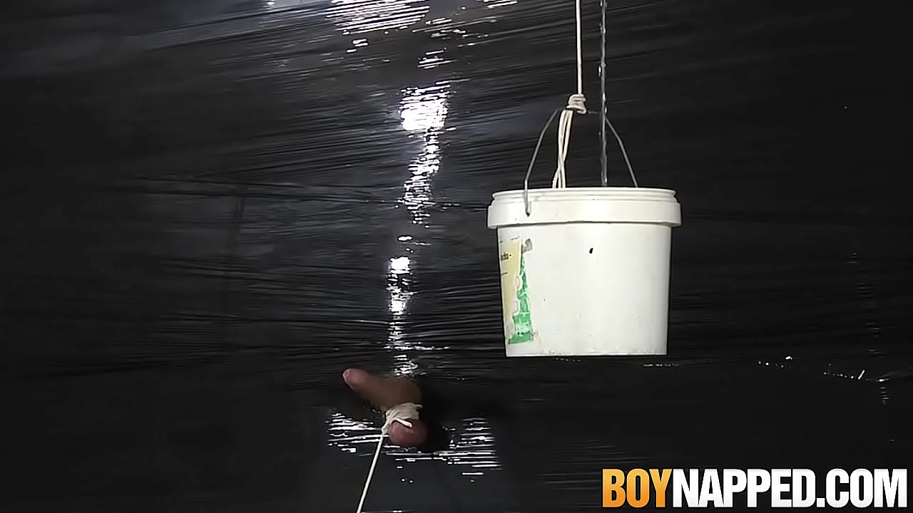 Master sucks tied up twink cock hard