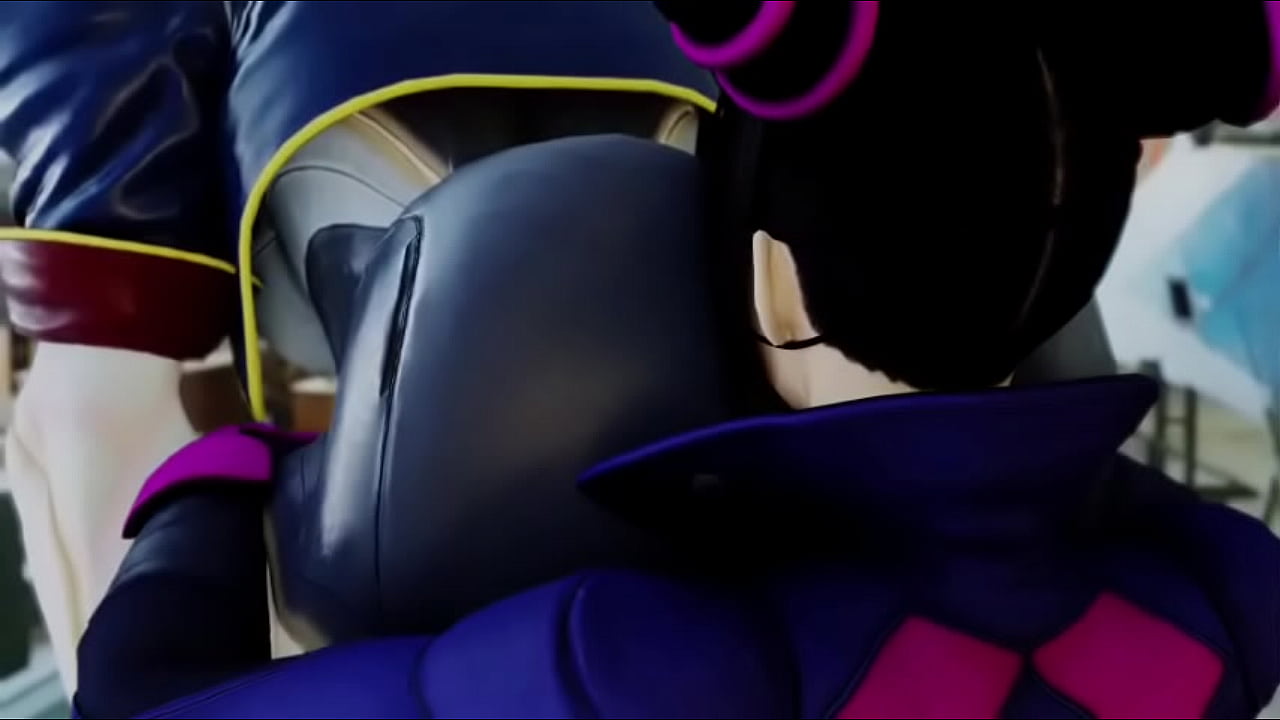 Street Fighter Seth X Juri Booty Shaking/ Booty Licking