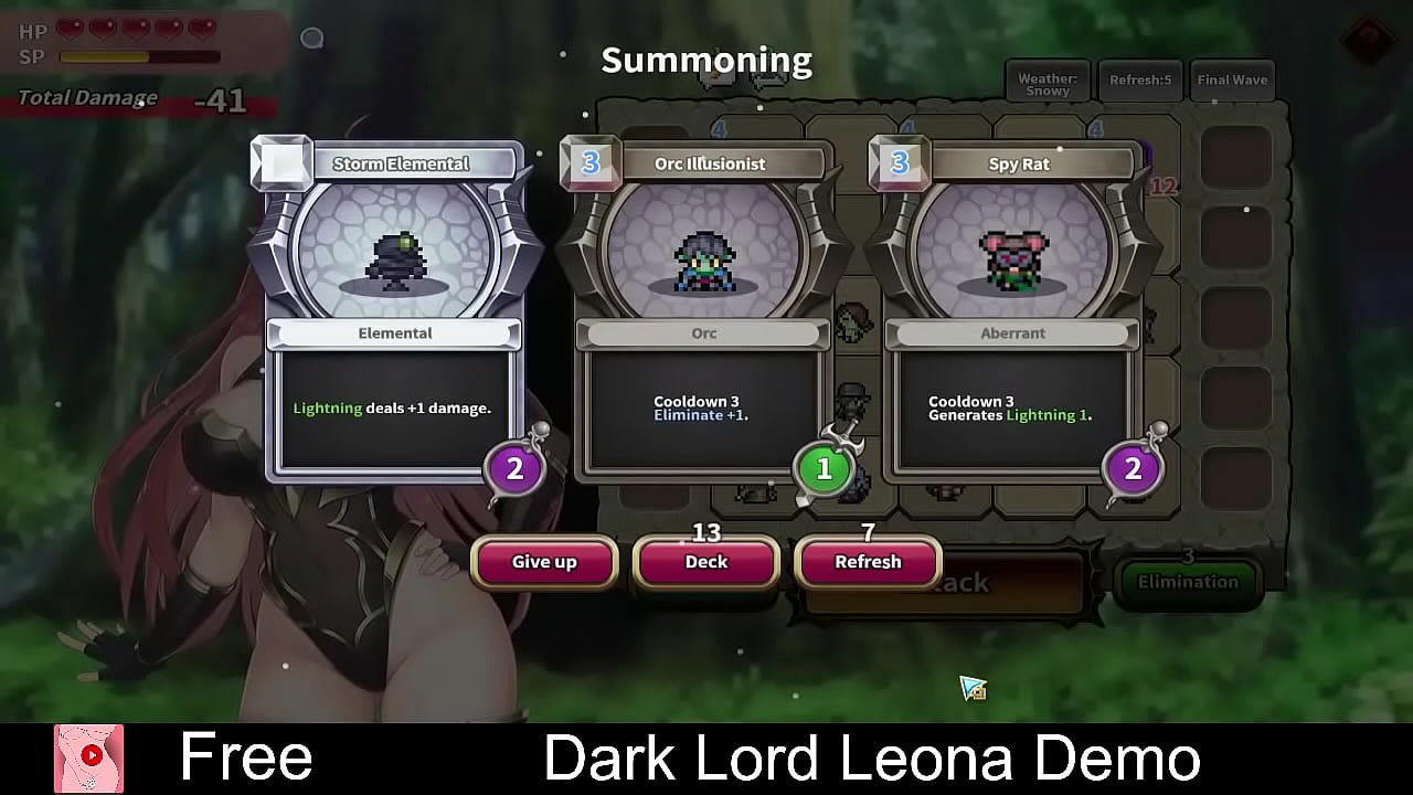 Dark Lord Leona (Free Steam Demo Game)  Sexual Content, Nudity, Mature, NSFW, Hentai, Game