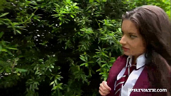 Gorgeous Anita Bellini is attended to by two hung Gardeners. Watch and Learn