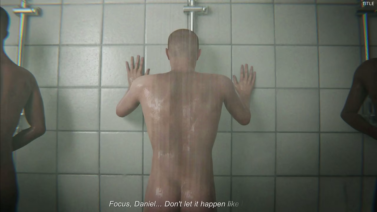 Жёсткий секс в казарме с нашим другом, дрочим с ним члены, трахаем его в попу и кончаем, анимация из игры