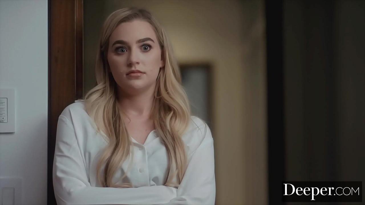 Deeper. Busty blonde dominates sub