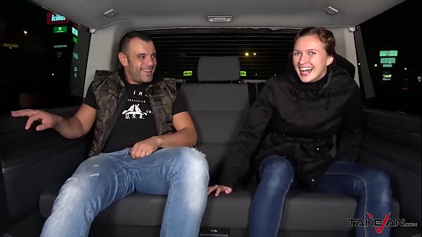 Random Babe Fed with Jizz in a Take-Van