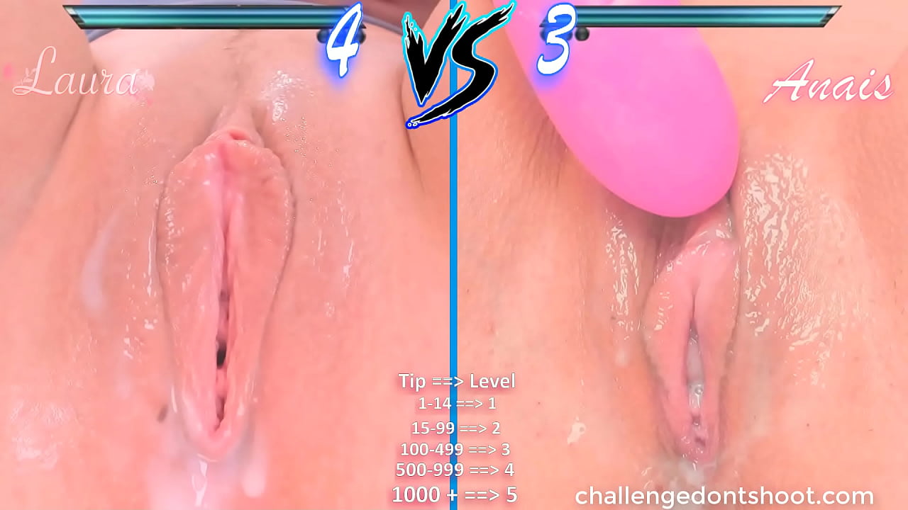 A race of creampie between 2 sexy girls Laura and Anais. Who will lose?