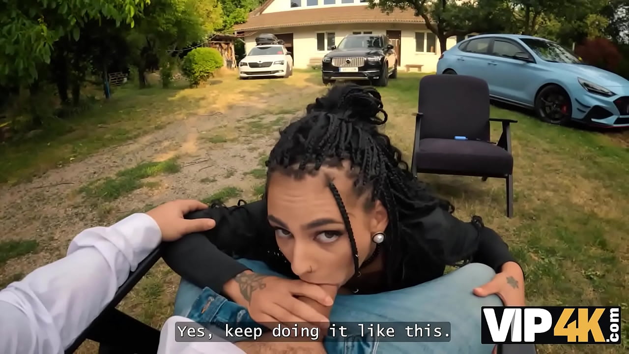 VIP4K.  Deepthroat as a debt payment. Hot sex with Alexa Throat