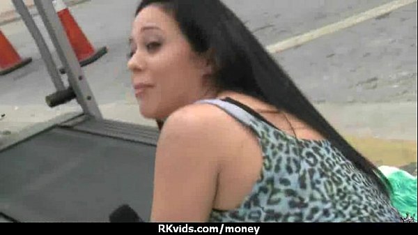 Sexy teen nails her butt on hard dick for cash 21