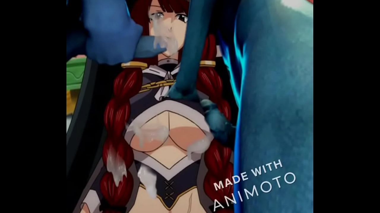 The sexy mage Irene Belserion is a cum dumpster for blue Asari cocks