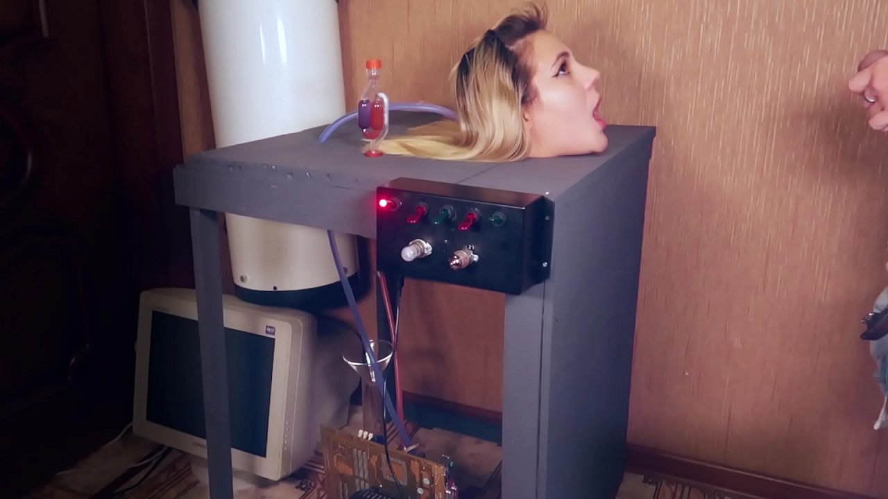 The sucking head of a mad scientist.