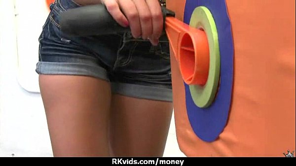 Hot sexy amateur babe needs a lift and takes cash 14