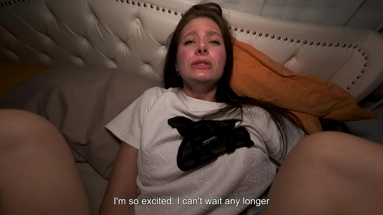 Helped her cum before bed and fucked her