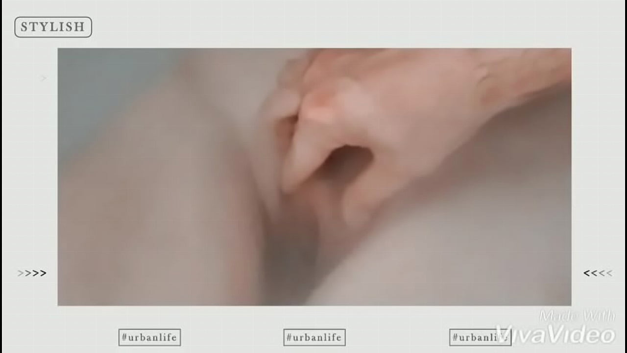 Man grabs her pussy while in the shower