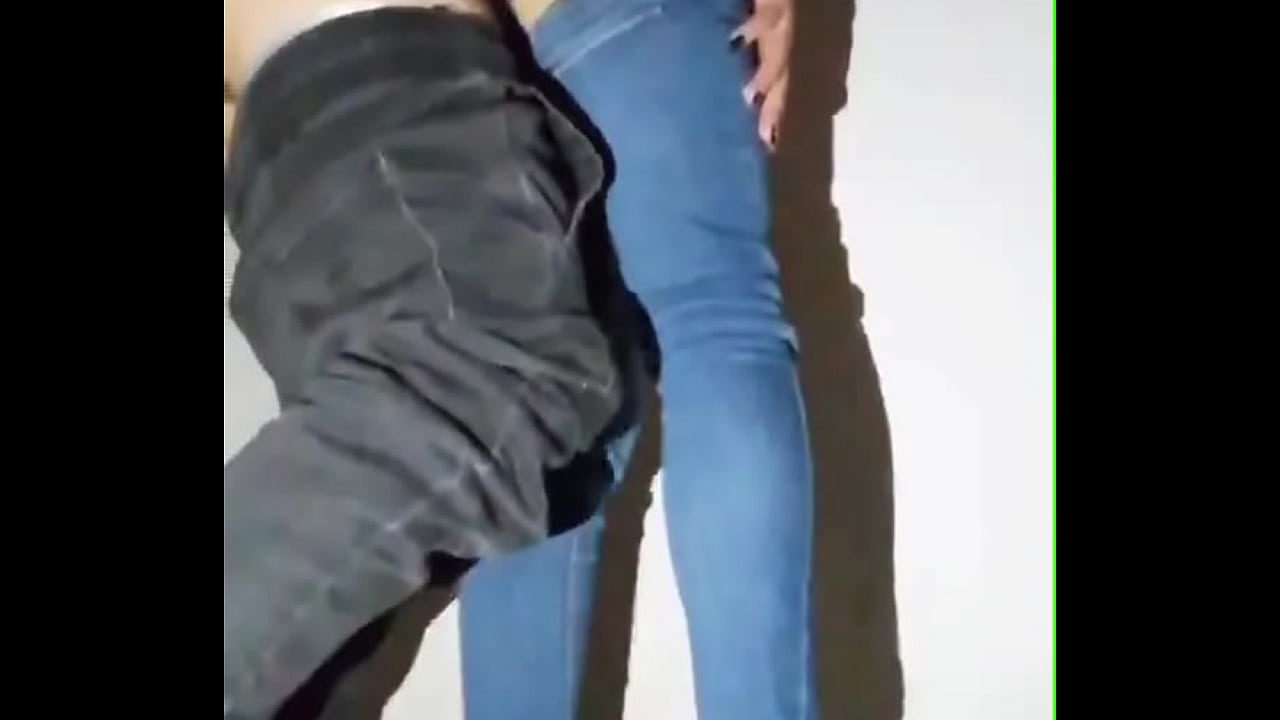 Her perfect ass in jeans was fucked on the balcony =)