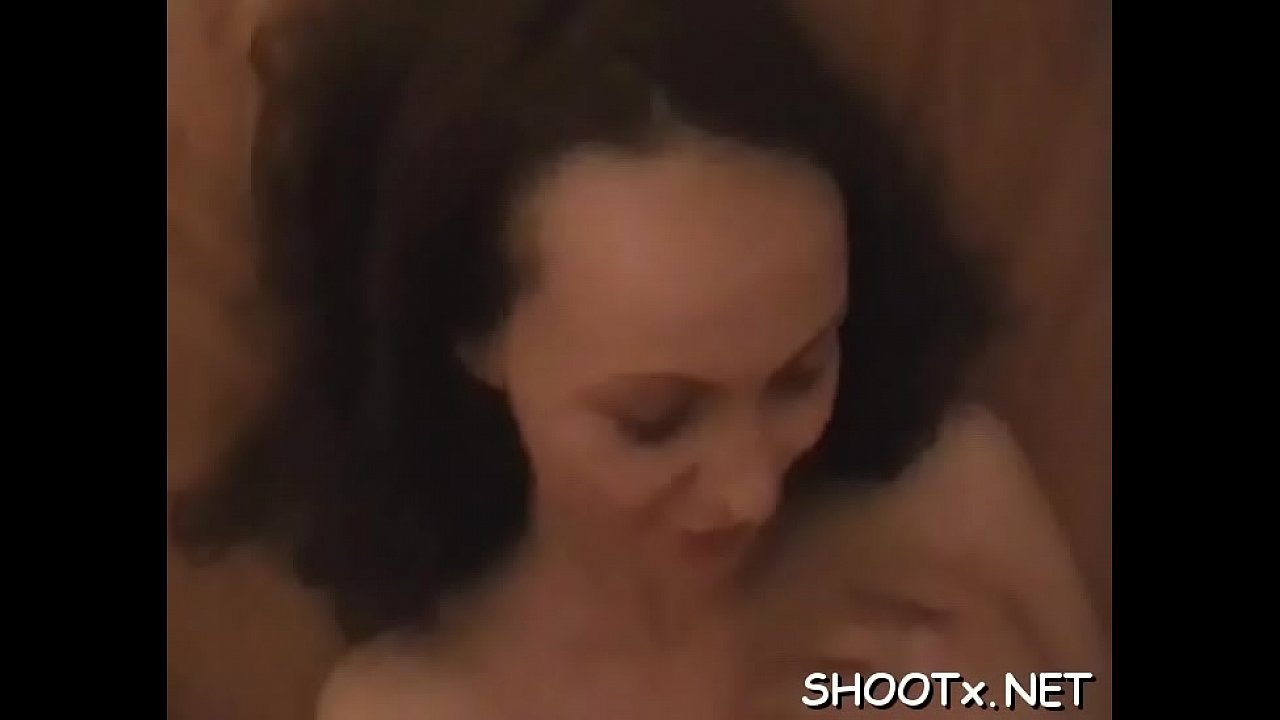 Filthy brunette Tanya gets off with big boner