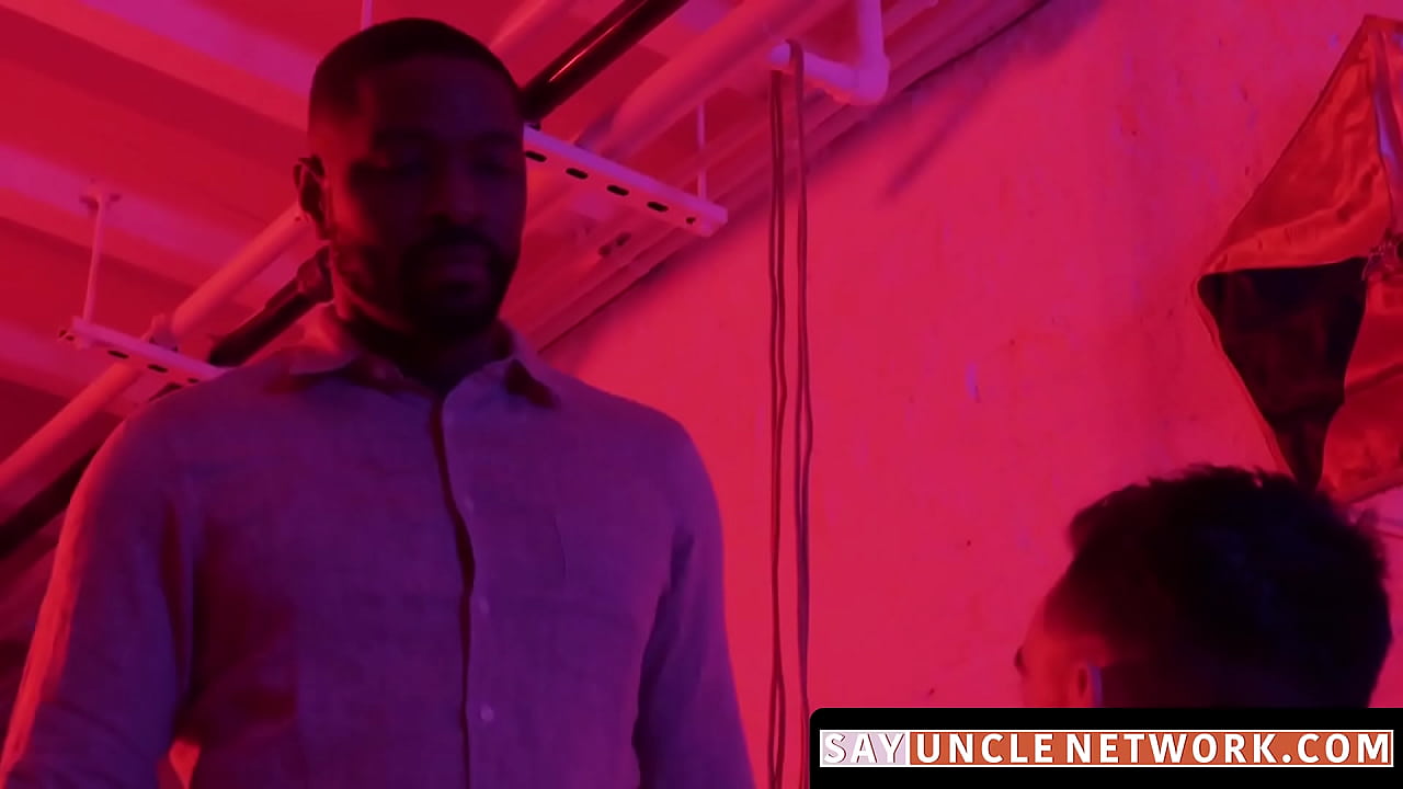 Adorable white twink ramming on a massive ebony dick and ends up barebacked deep after being spanked.