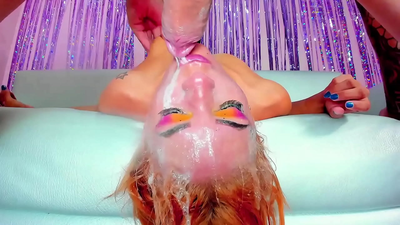 woooo! explosive upside dow leaving your face covered in saliva