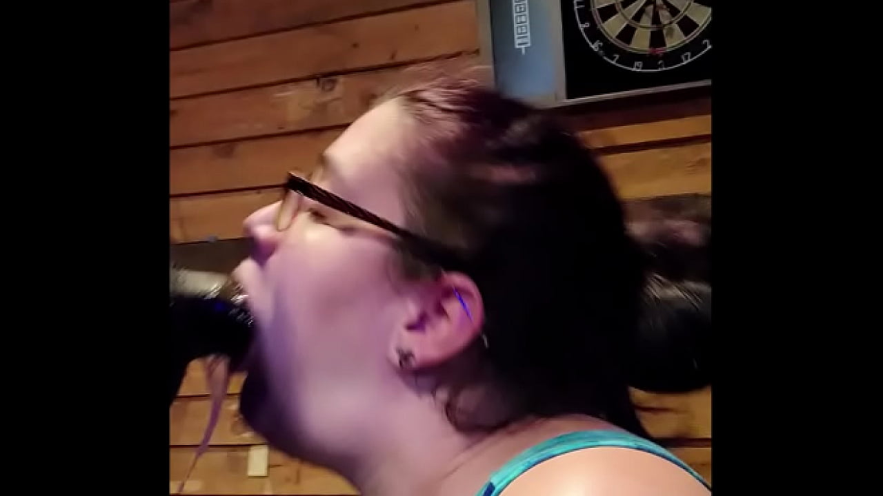 Married White Whore Stuffing Her Face with Big Black Cock BBC