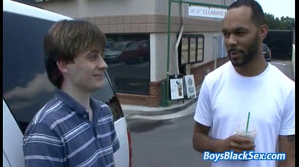 Blacks On Boys - Gay Bareback Hardcore Fuck Video 12