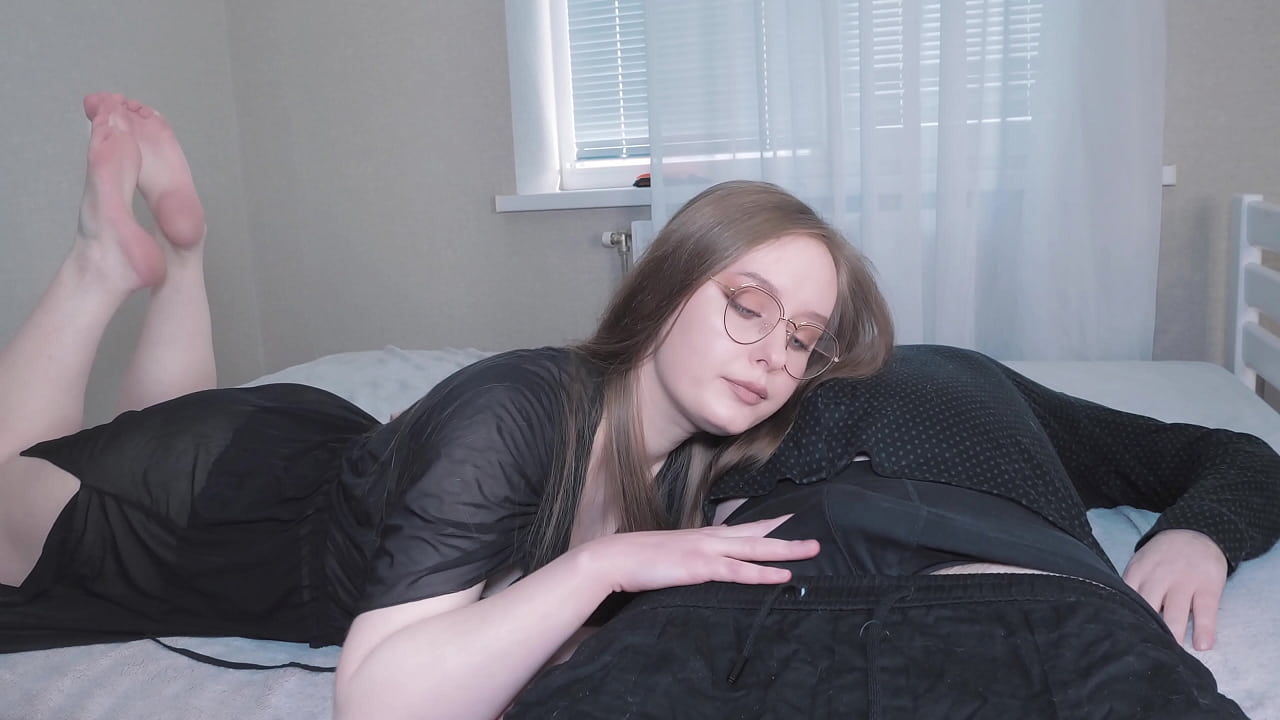 Horny Stepmom Takes Stepson's Cock Deep In Her Throat And I Cum On Her Face