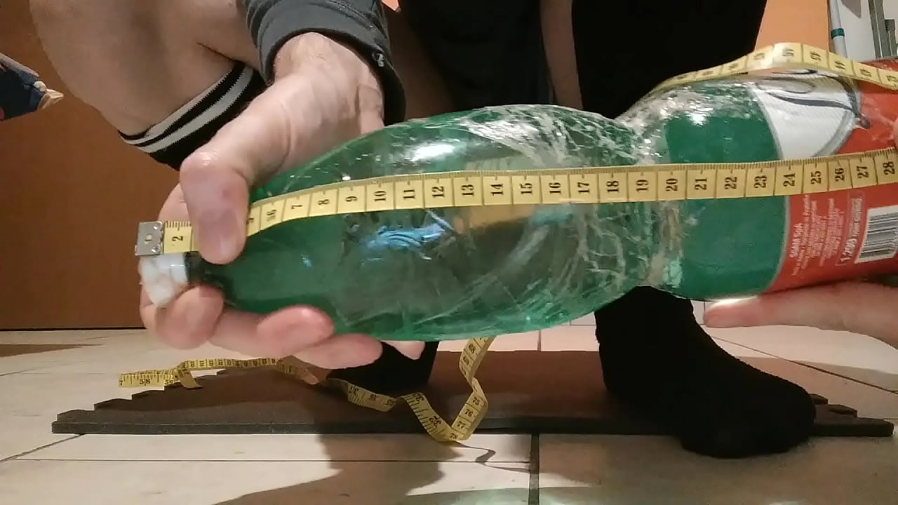 Huge bottle in the ass!