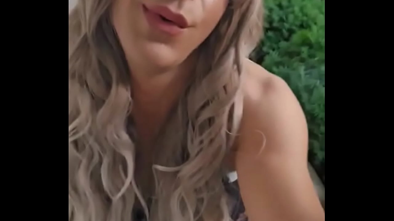 Am I a good sissy slut?Crossdressed outside sitting in front of my house smoking a cigarette at 6am after an all-nighter ...