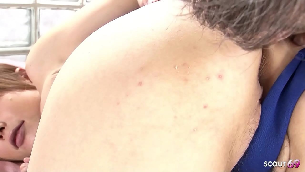 Petite Japanese Teen 18 with Pigtails get intense Real Orgasm in Swimsuit before Blow and Swallow Load at Uncensored JAV