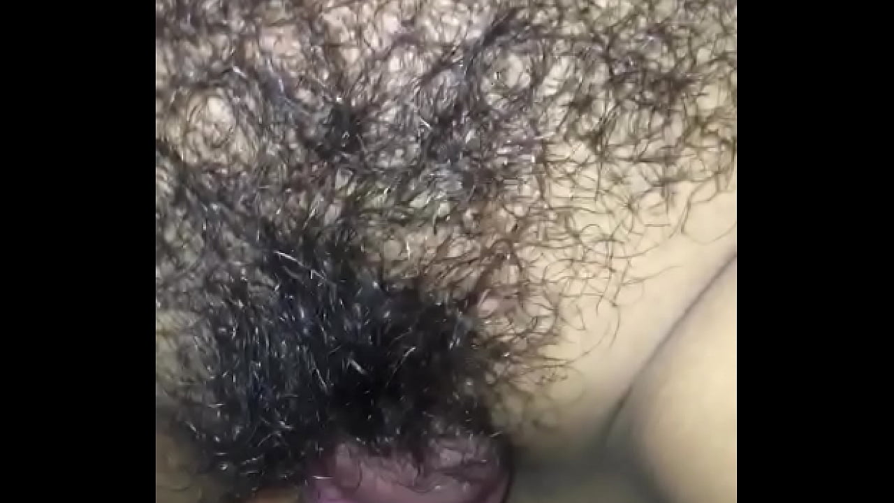 Hairy pussy fucked nicely