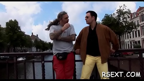 Lewd old boy goes amsterdam
