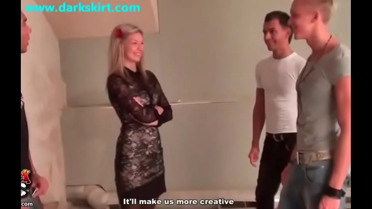 Russians convince stripper to gang fuck and gets cumshot