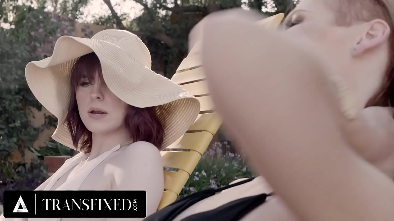 Sexy Masseuse Can't Help Herself Around Two Trans Cocks