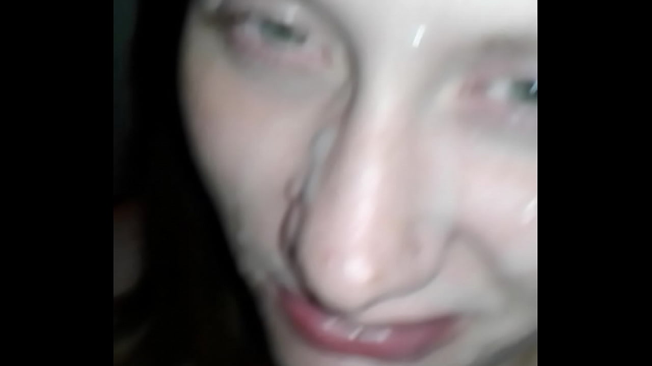 Cum on wifes face