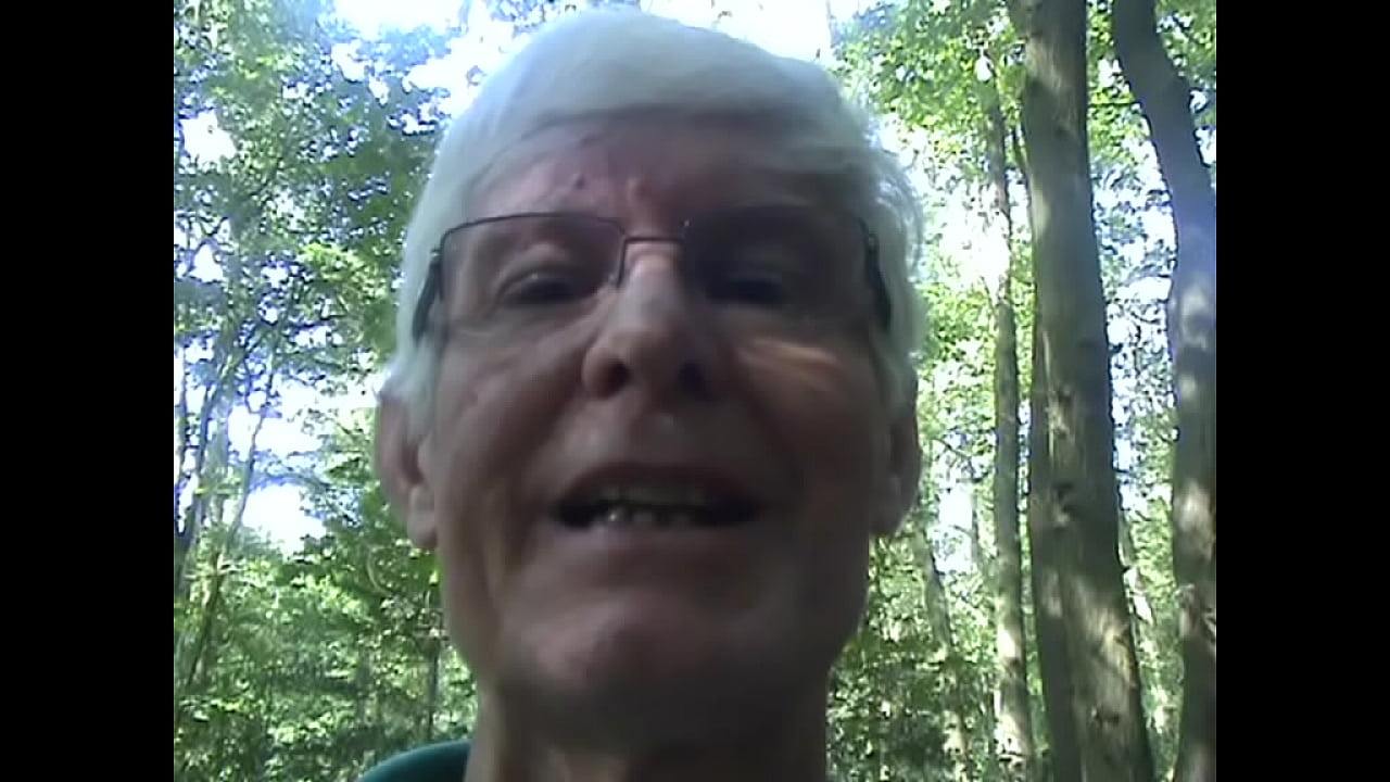 Strip and wank in the woods