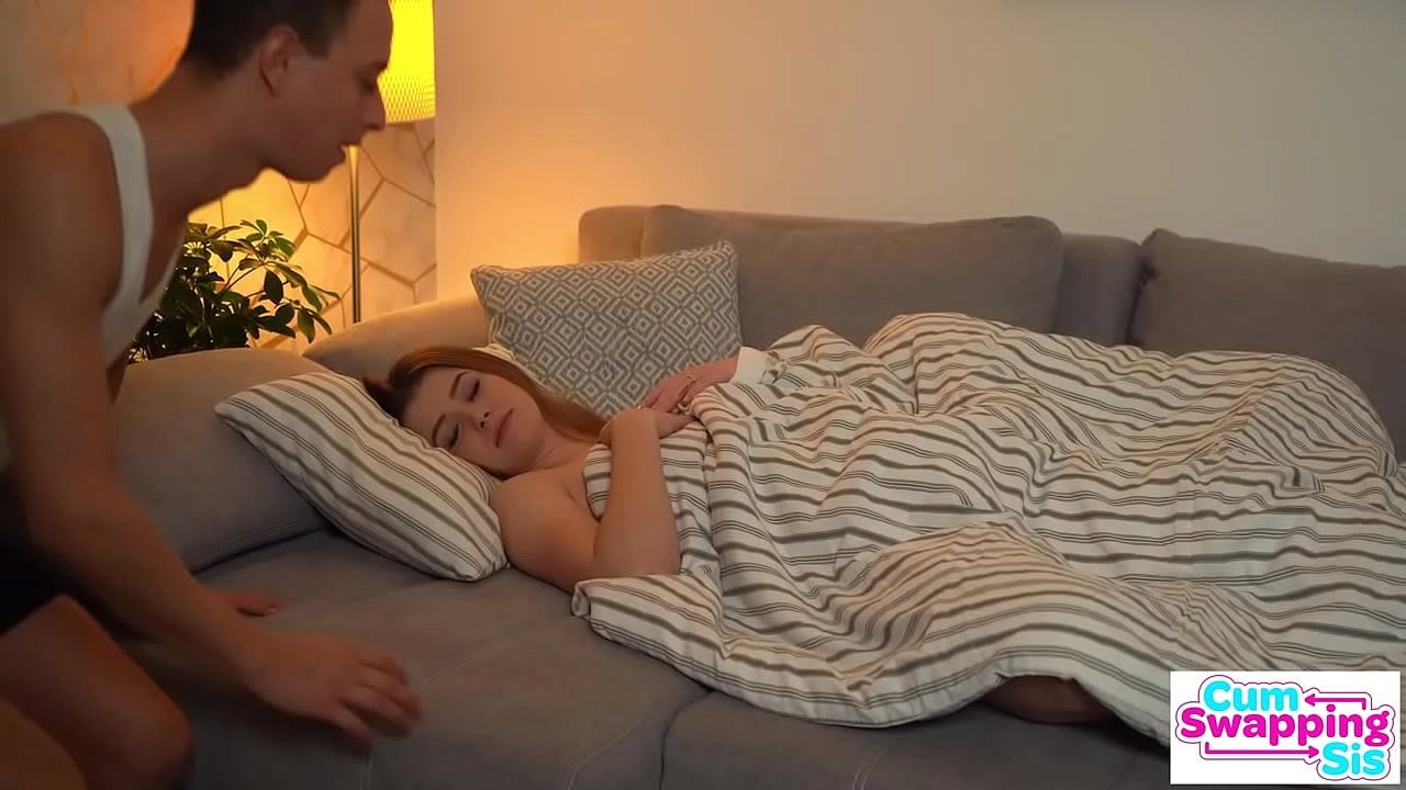 My Stepsister And Her Girlfriend Swallow My Cum