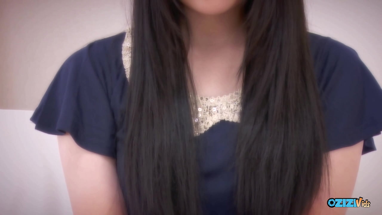 A brunette participant in an audition engages in a passionate 3SOME , during which her tight Asian genitalia is vigorously penetrated, after the interview