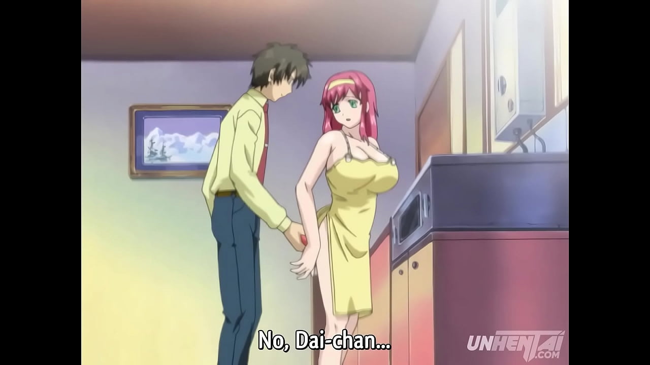 Hentai &ndash; Tocando el Enorme Culo de mi Madrastra Mientras Cocina [SIN CENSURA]