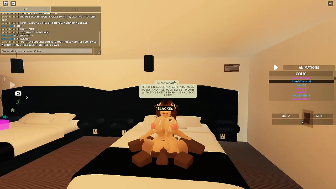 Roblox the girl who played hard to get got fucked in the ass