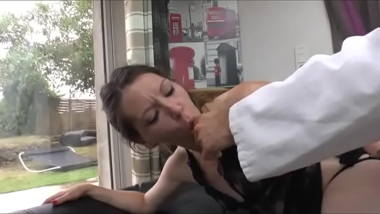 Naughty brunette called SOS sodomy to get some help in ass stuffing