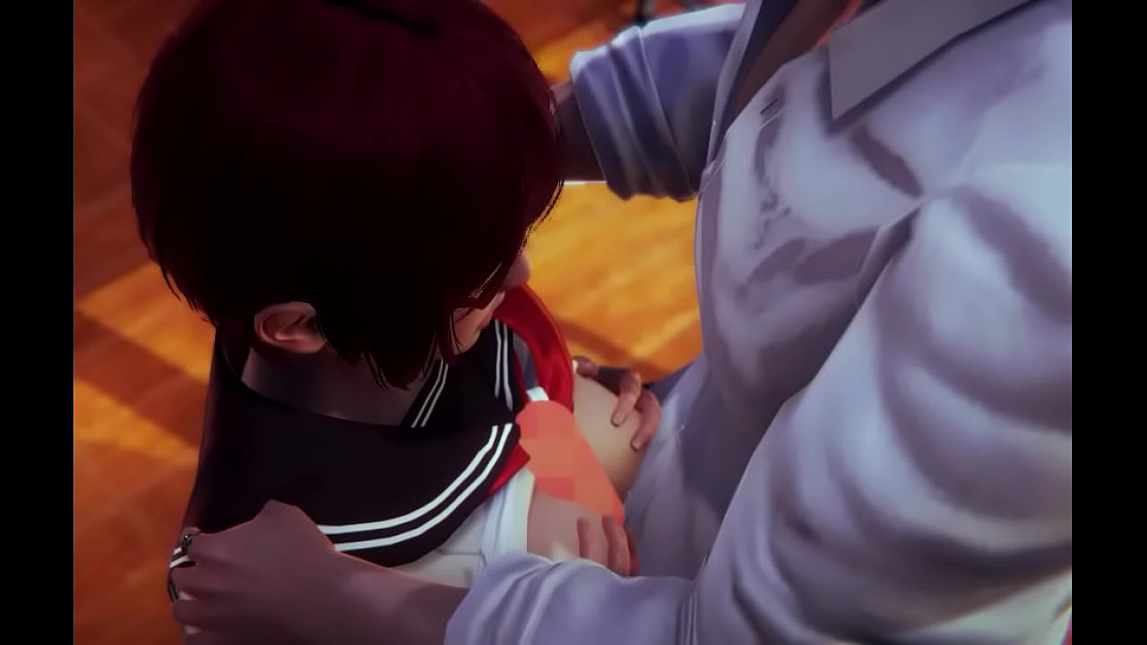 【hentai 3D】japanese glasses girl