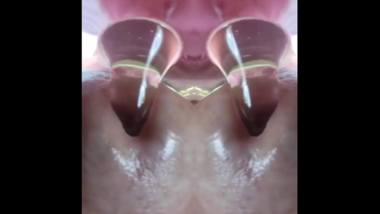 Insert in my pee hole a tiny fake apple stalk to massage the mini vagina of my penis rocking in and out