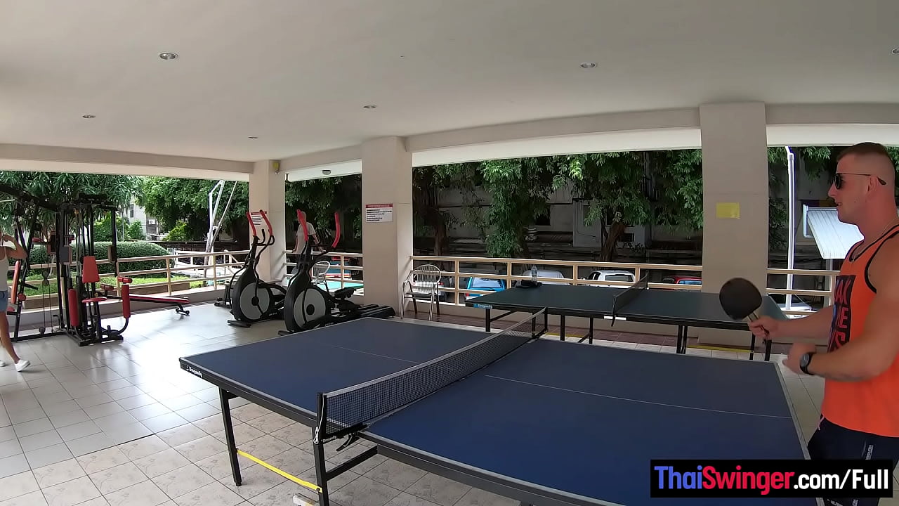 Big tits and ass Asian amateur GF played a game and had sex in the shower afterwards