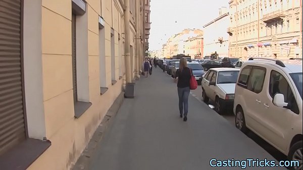 Eurobabe banged hard at fake casting